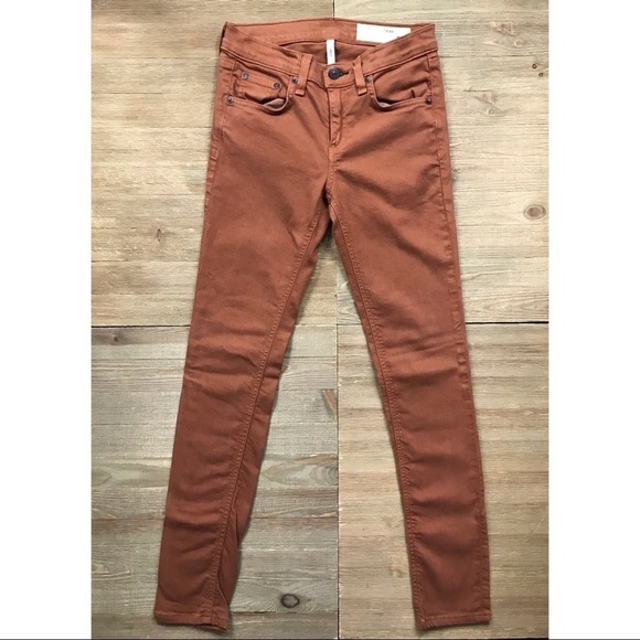 Rag & Bone Cognac Skinny Jeans - Picture 3 of 6
